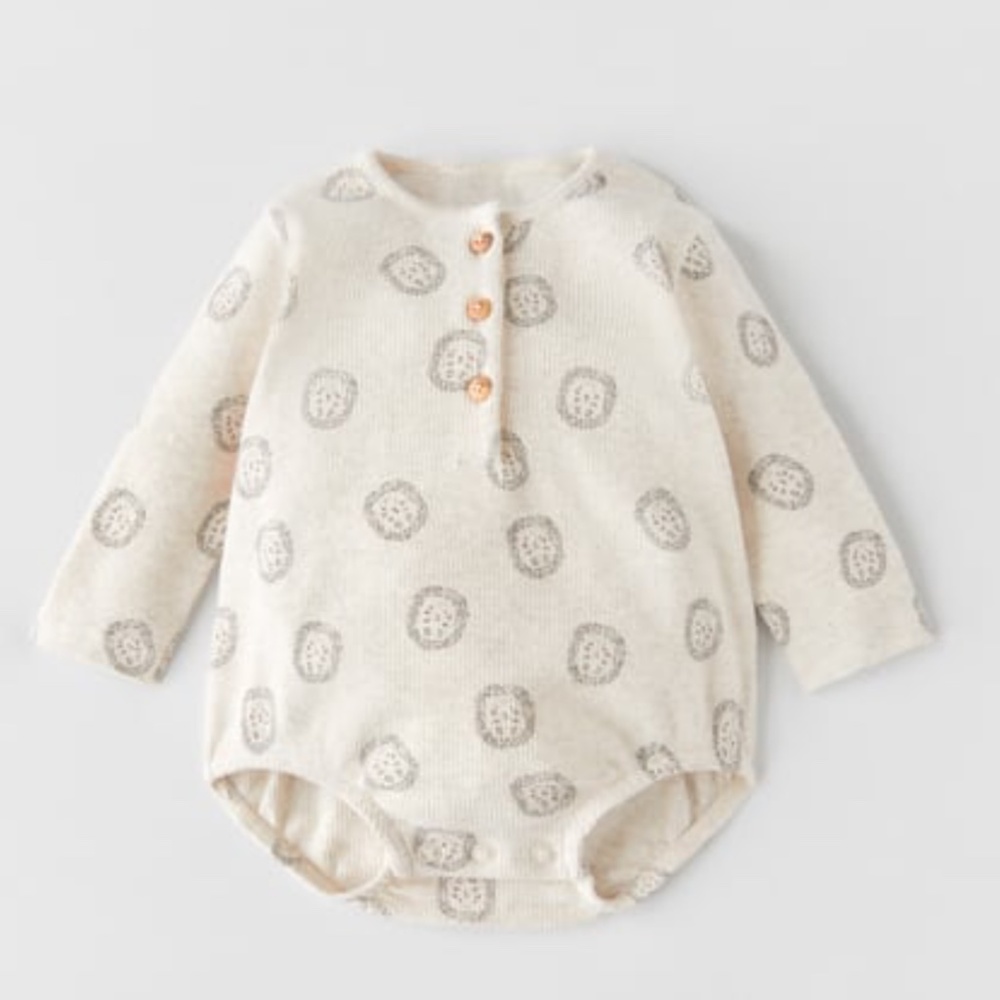 Zara Baby Hedgehog Onesie (3-6m)